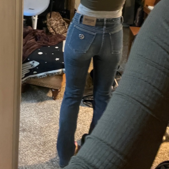 Vintage Moschino Donna Jeans - women’s Mid Rise Bootcut - Size 27 - Picture 12 of 12